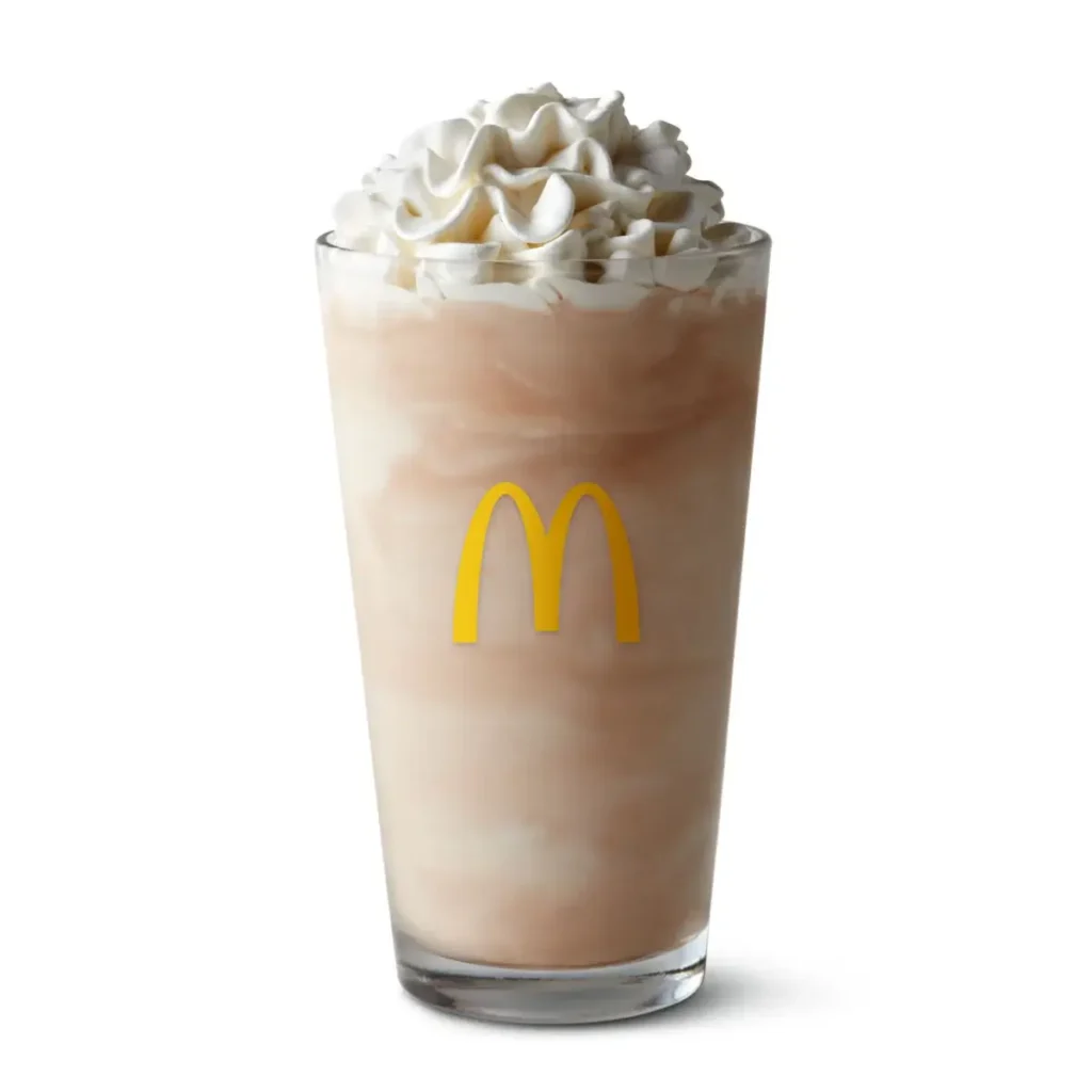 Thick, creamy chocolate shake topped with whipped cream.