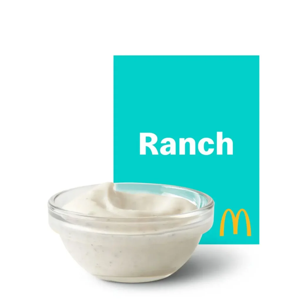 Bowl of McDonald's Creamy Ranch Sauce.