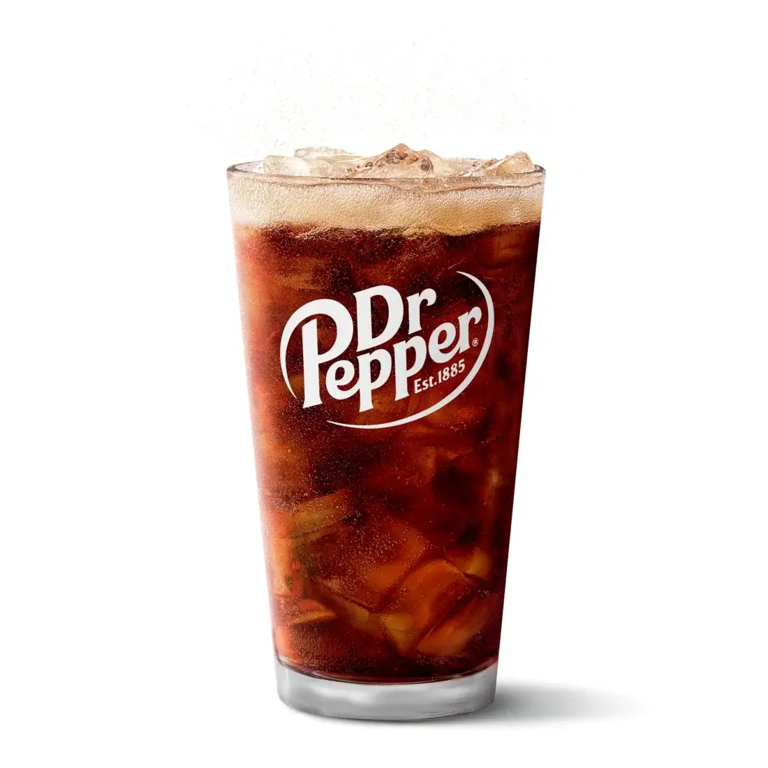 Cold Dr Pepper® in a cup.