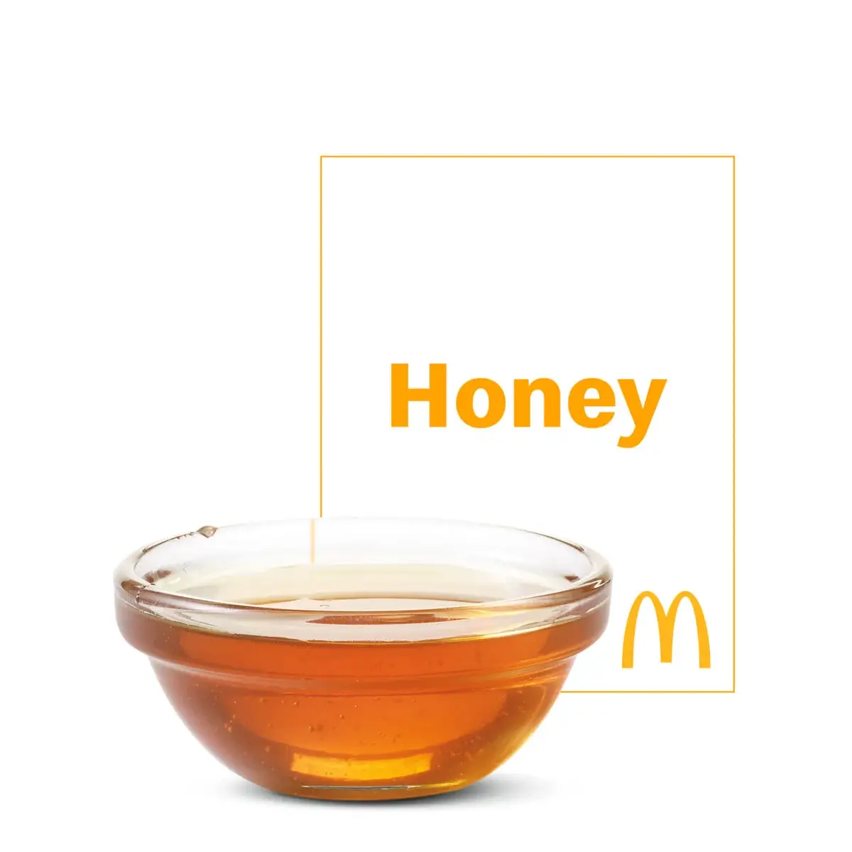 Bowl of McDonald's honey.