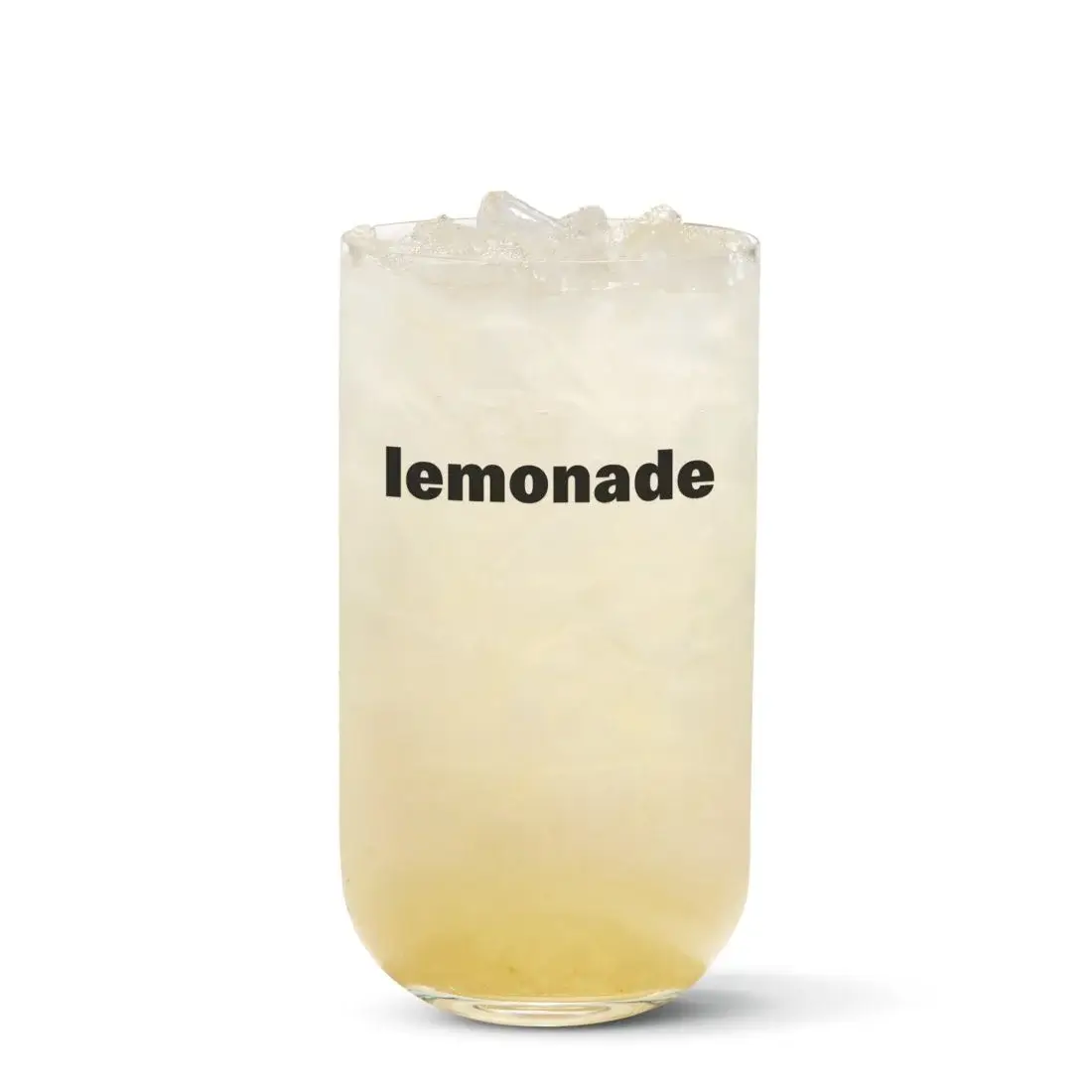 Refreshing, cold lemonade in a cup.