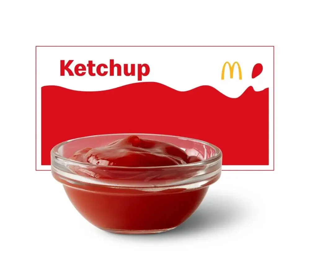 Packet of McDonald's ketchup.