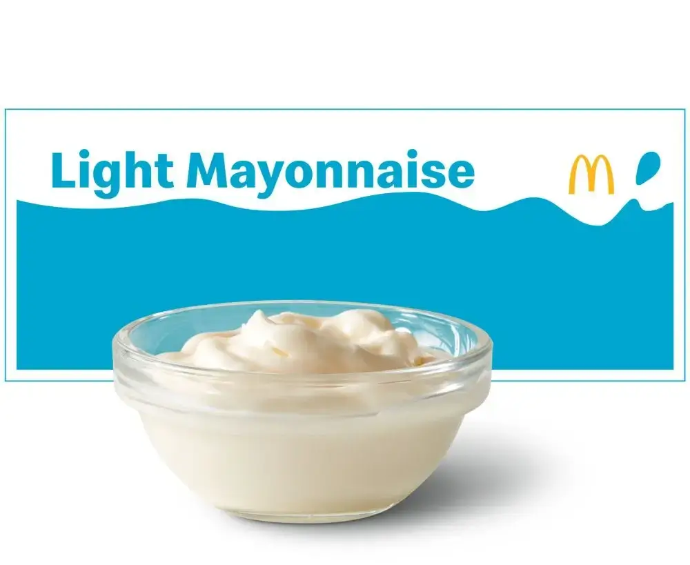 Small packet of McDonald's mayonnaise.