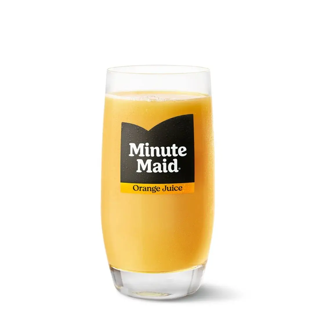 Bright orange Minute Maid® Orange Juice in a bottle.