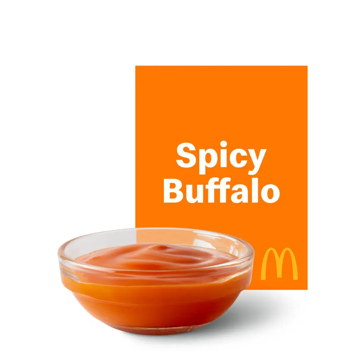 Bowl of McDonald's Spicy Buffalo Sauce.