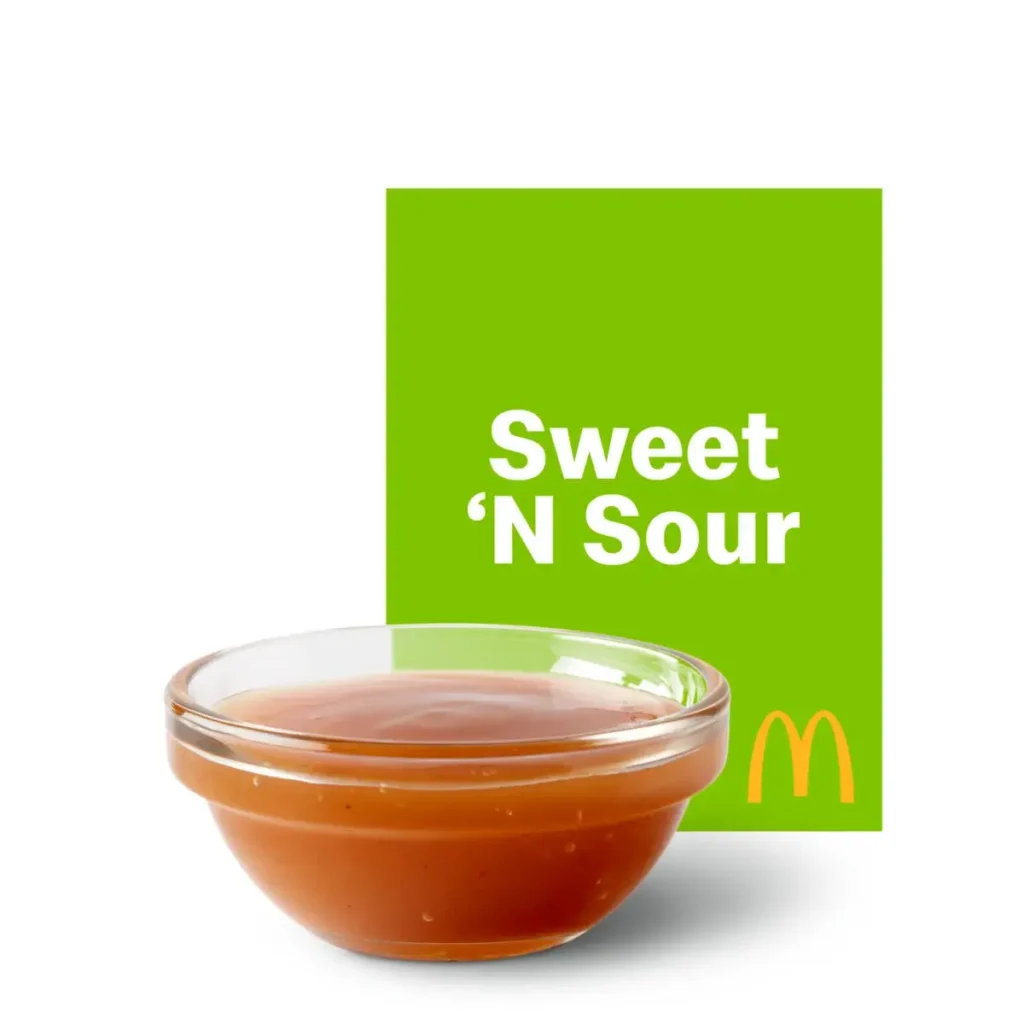 Small cup of McDonald's Sweet 'N Sour Sauce.